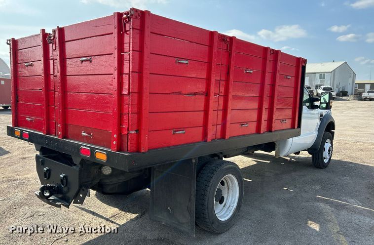 image for item NQ9871 2008 Ford F450 Super Duty XLT  flatbed truck