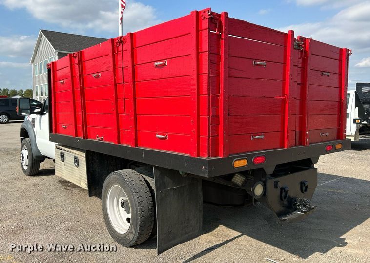 image for item NQ9871 2008 Ford F450 Super Duty XLT  flatbed truck