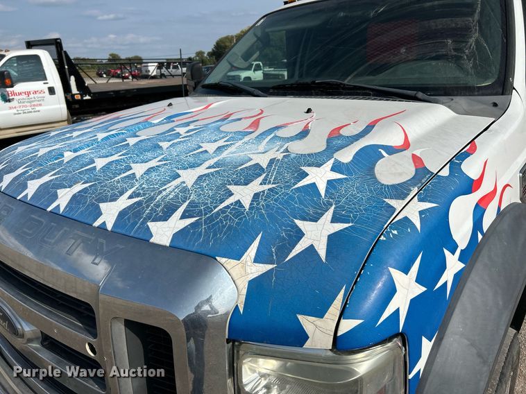 image for item NQ9871 2008 Ford F450 Super Duty XLT  flatbed truck