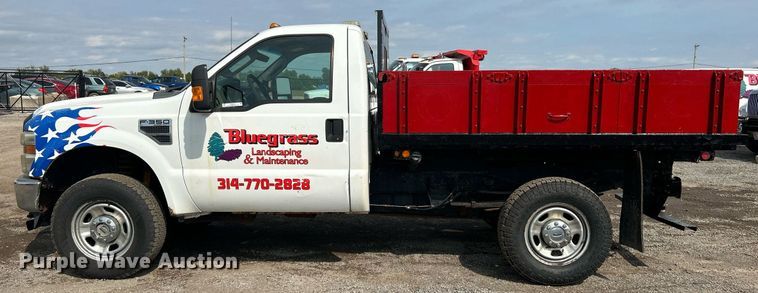 image for item NQ9875 2010 Ford F350 Super Duty XL  flatbed pickup truck