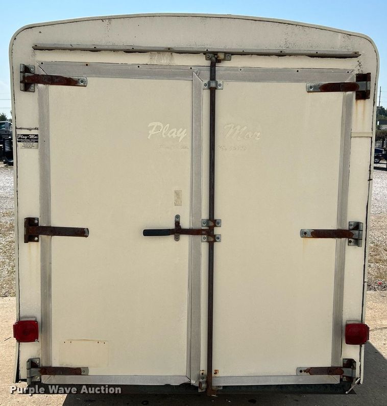 image for item NQ9880 1994 Play-Mor  enclosed cargo trailer