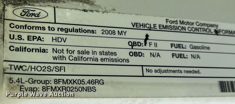 image for item NQ9882 2008 Ford F350 Super Duty XL  pickup truck