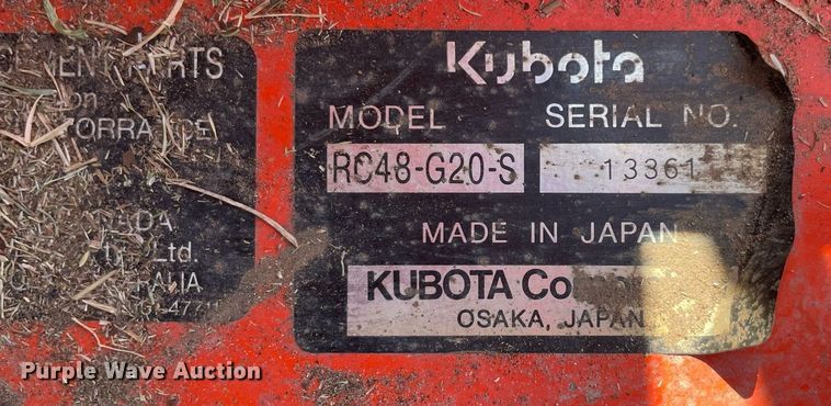 image for item NT9551 Kubota G1800  lawn mower