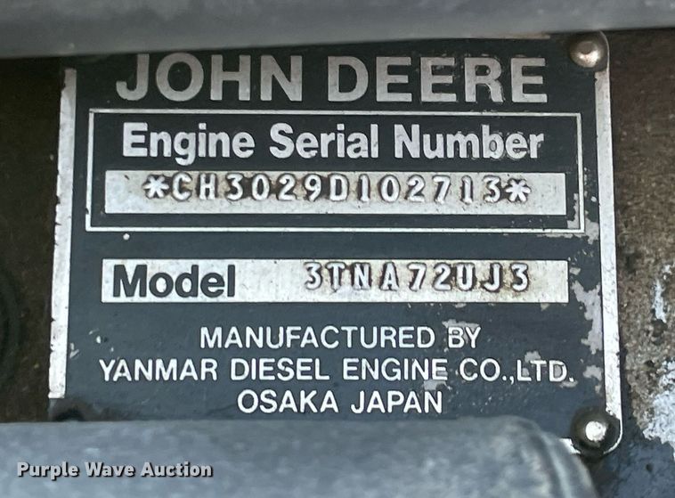 image for item NT9552 John Deere 455  lawn mower