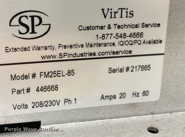 image for item NT9580 VirTis Sentry 2.0  freeze mobile