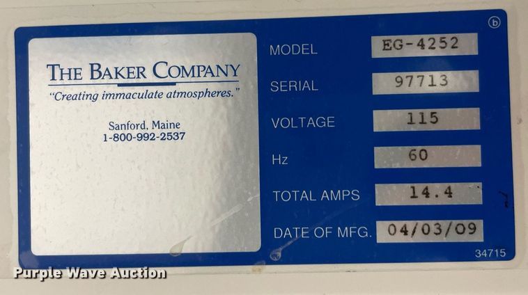 image for item NT9583 The Baker Company EdgeGard 4252  lamination hood