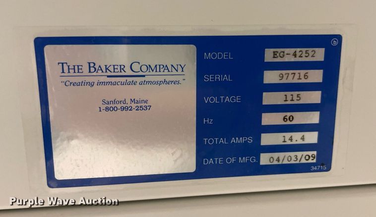 image for item NT9585 The Baker Company EdgeGard 4252  laminaflow hood