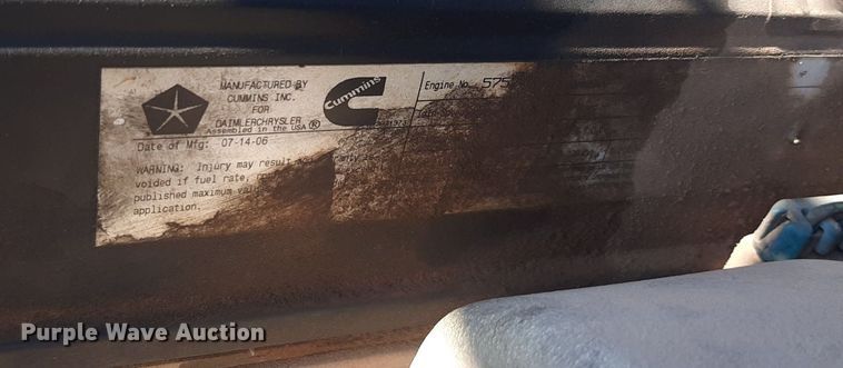 image for item NV9318 2007 Dodge Ram 2500HD  Quad Cab pickup truck