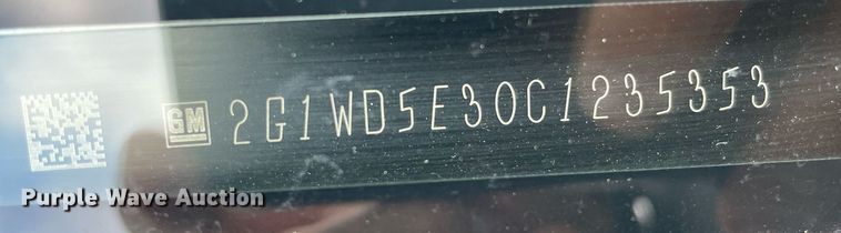 image for item NX9764 2012 Chevrolet Impala Police