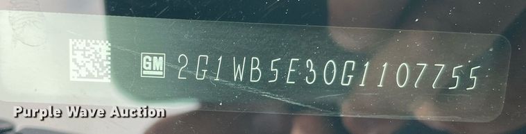 image for item NX9766 2016 Chevrolet Impala Limited