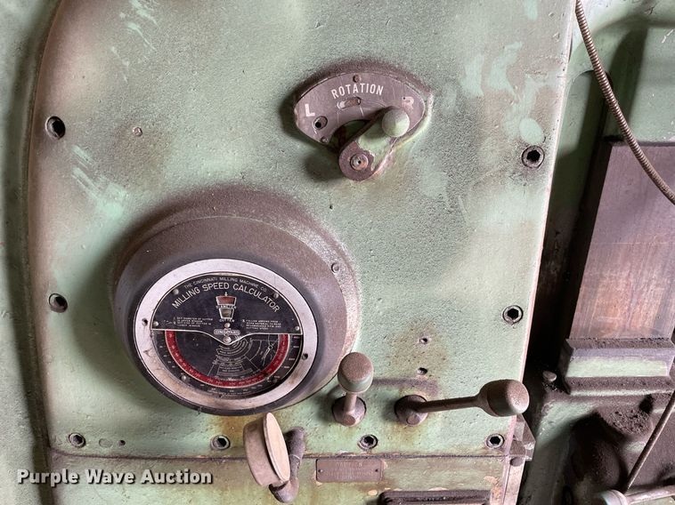 image for item NY9821 Cincinnati 450-20  vertical milling machine