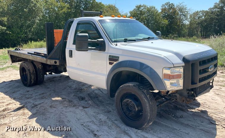 image for item NY9916 2009 Ford F550 Super Duty XL  flatbed truck