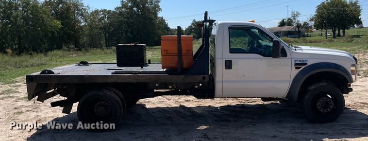 image for item NY9916 2009 Ford F550 Super Duty XL  flatbed truck