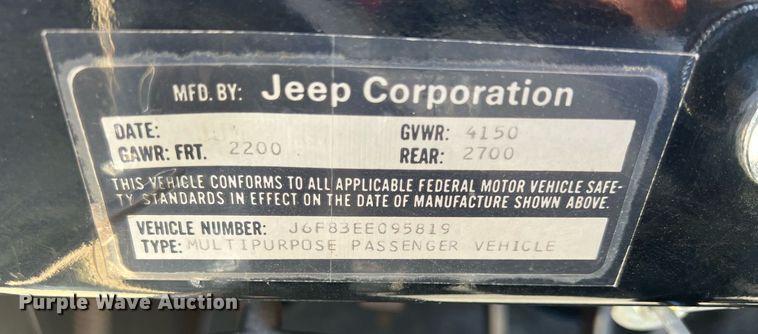 image for item OA9002 1976 Jeep CJ5 SUV