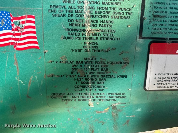 image for item OC9518 Piranha P65 Ironworker