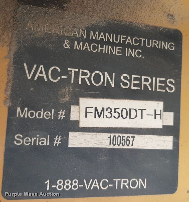 image for item OF9437 2008 Vac-Tron FM350DT-H  vacuum excavator