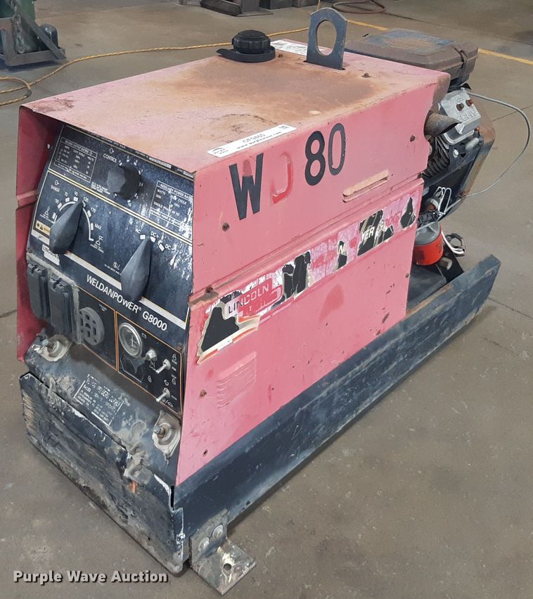 image for item OF9465 Lincoln Weldanpower G8000  welder/generator