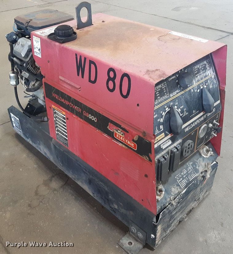 image for item OF9465 Lincoln Weldanpower G8000  welder/generator