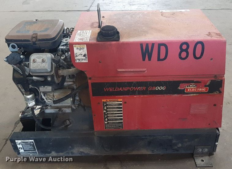 image for item OF9465 Lincoln Weldanpower G8000  welder/generator