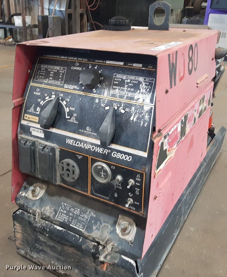 image for item OF9465 Lincoln Weldanpower G8000  welder/generator