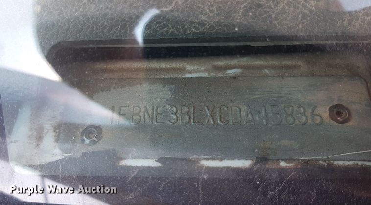 image for item OF9489 2012 Ford E-350 Super Duty  van