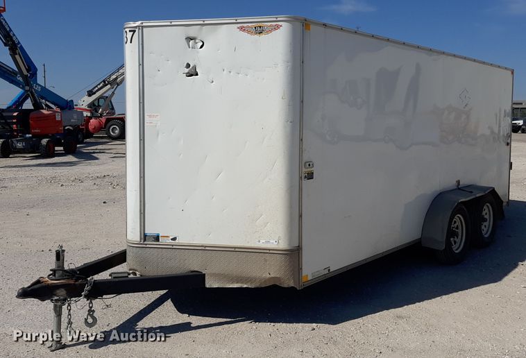 image for item OF9501 2017 H&H  enclosed cargo trailer
