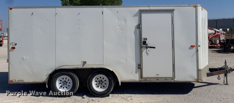 image for item OF9501 2017 H&H  enclosed cargo trailer