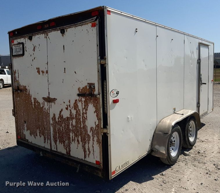 image for item OF9501 2017 H&H  enclosed cargo trailer