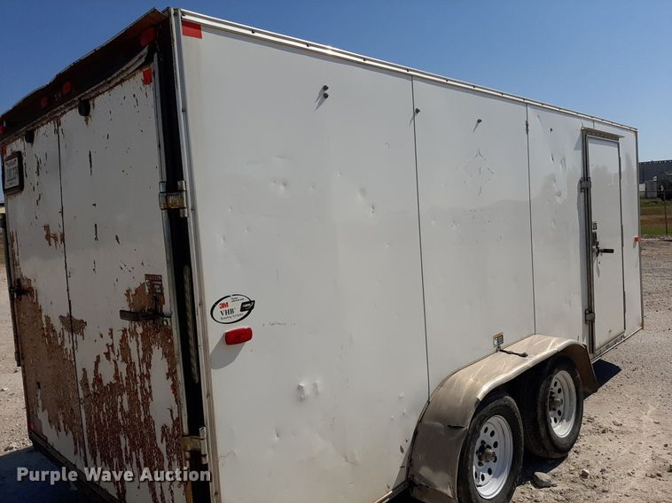 image for item OF9501 2017 H&H  enclosed cargo trailer
