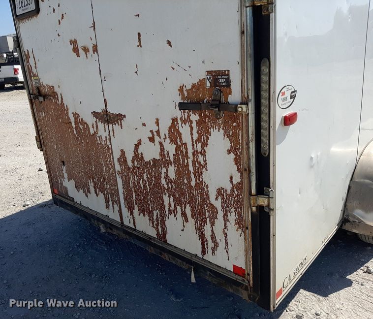 image for item OF9501 2017 H&H  enclosed cargo trailer