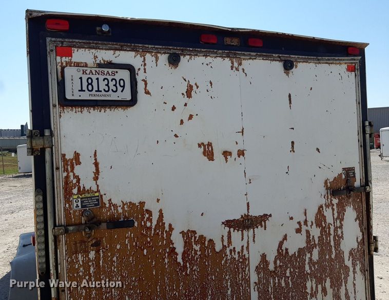 image for item OF9501 2017 H&H  enclosed cargo trailer