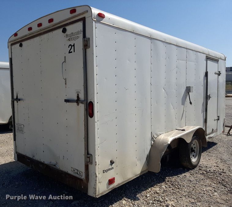 image for item OF9502 2005 Continental Cargo  enclosed cargo trailer