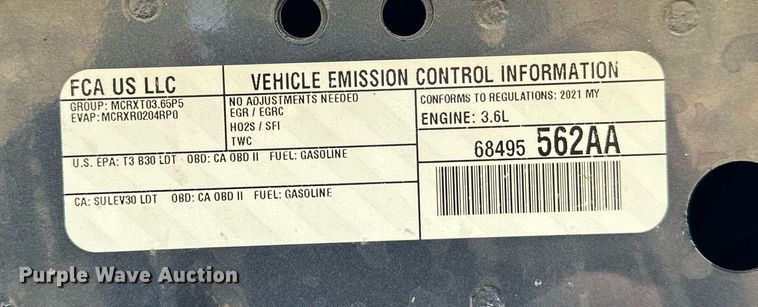 image for item OG9292 2021 Jeep Grand Cherokee  SUV