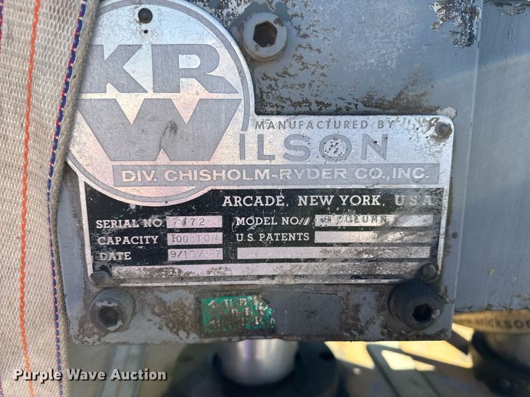 image for item OG9299 1967  KR Wilson 2 Column press