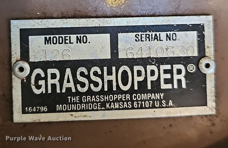 image for item OG9457 Grasshopper 126  ZTR lawn mower