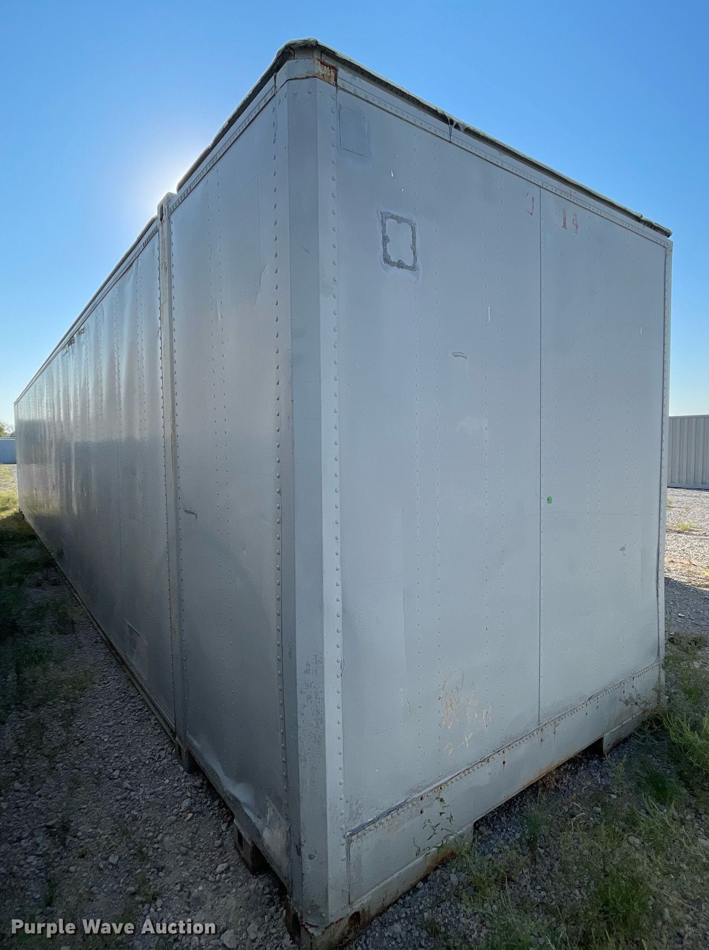 Shipping container in Ardmore, OK Item DM0417 sold Purple Wave