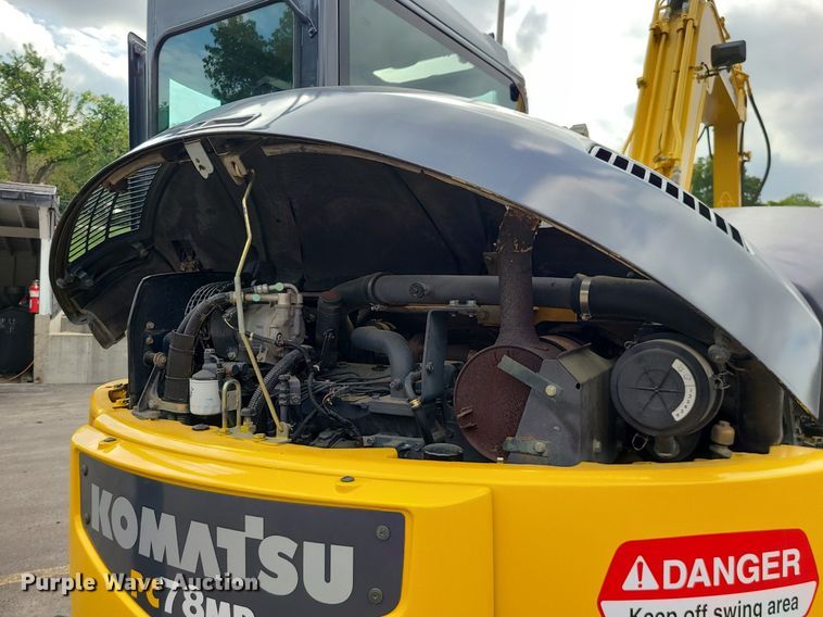image for item DK4096 2008 Komatsu PC78MR-6  mini excavator