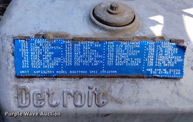 image for item DK8800 1986 GMC General  tow truck