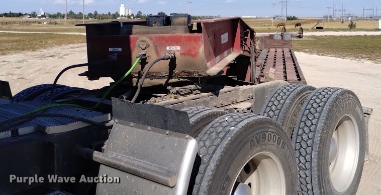 image for item DK8802 1993 Witzco Challenger RG-35  lowboy equipment trailer