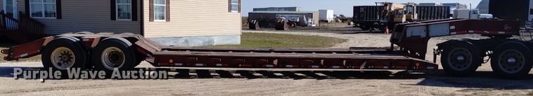 image for item DK8802 1993 Witzco Challenger RG-35  lowboy equipment trailer