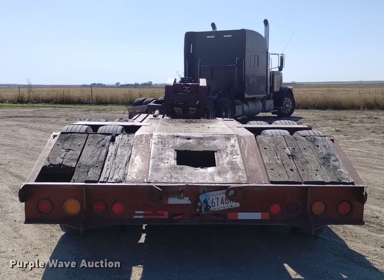 image for item DK8802 1993 Witzco Challenger RG-35  lowboy equipment trailer