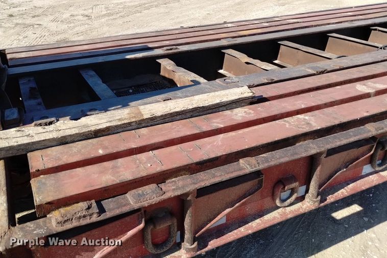 image for item DK8802 1993 Witzco Challenger RG-35  lowboy equipment trailer