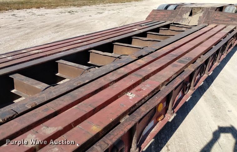 image for item DK8802 1993 Witzco Challenger RG-35  lowboy equipment trailer