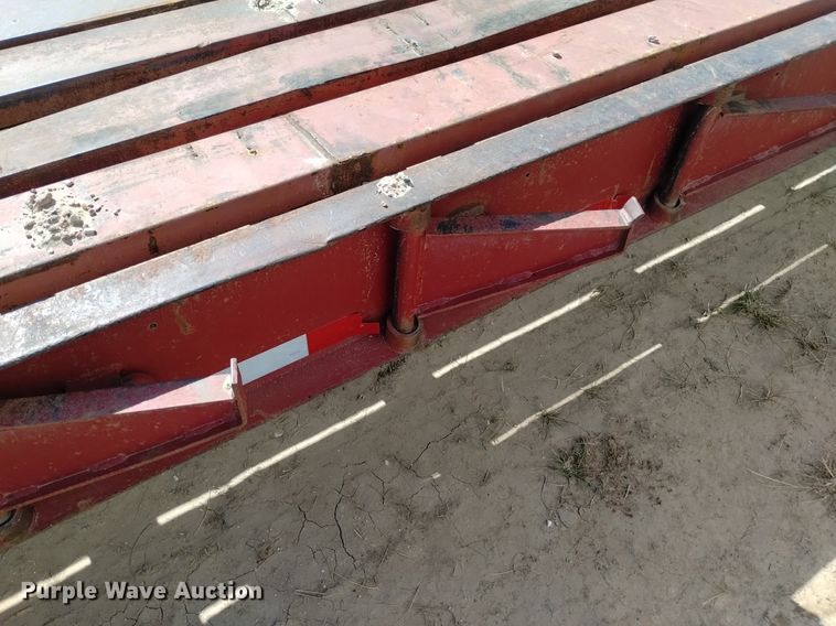 image for item DK8802 1993 Witzco Challenger RG-35  lowboy equipment trailer