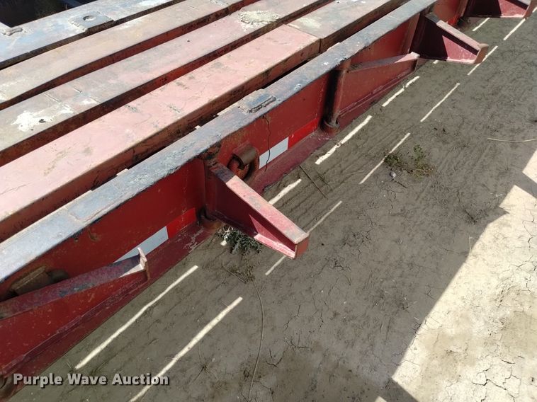 image for item DK8802 1993 Witzco Challenger RG-35  lowboy equipment trailer