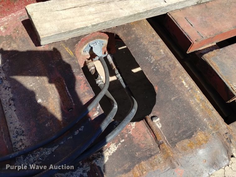 image for item DK8802 1993 Witzco Challenger RG-35  lowboy equipment trailer