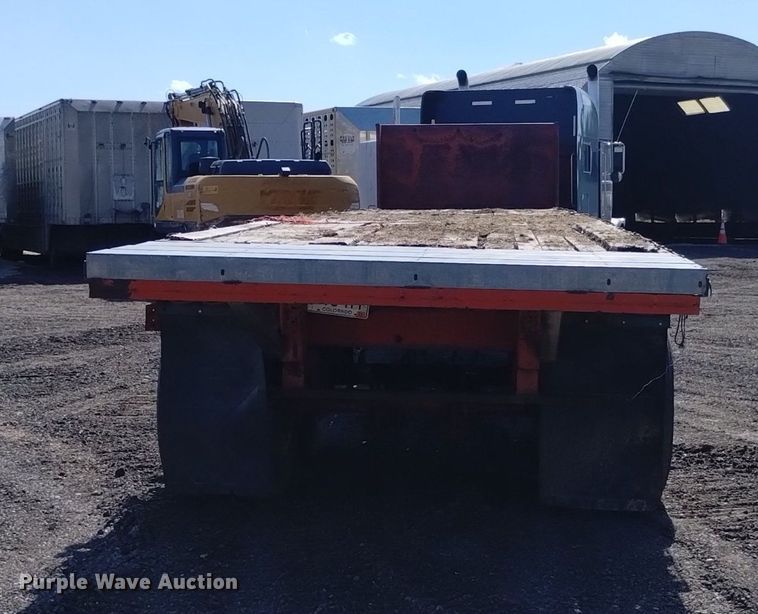 image for item DK8804 1985 Trailmobile F7AT-5CAJ  flatbed trailer