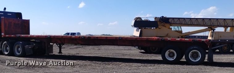 image for item DK8804 1985 Trailmobile F7AT-5CAJ  flatbed trailer