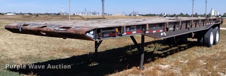 image for item DK8805 1978 Shop built  flatbed trailer