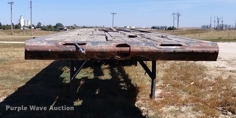 image for item DK8805 1978 Shop built  flatbed trailer